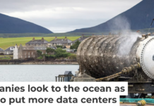 Underwater data centers will accumulate sea life, like this Microsoft data center testing module, which in two years underwater attracted algae, barnacles and sea anemones. Microsoft